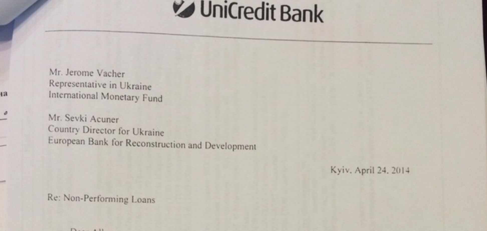 Итальянскую группу UniCredit уличили в открытой поддержке России