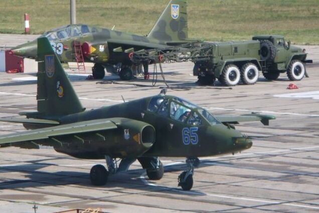 В Днепропетровске разбился Су-25