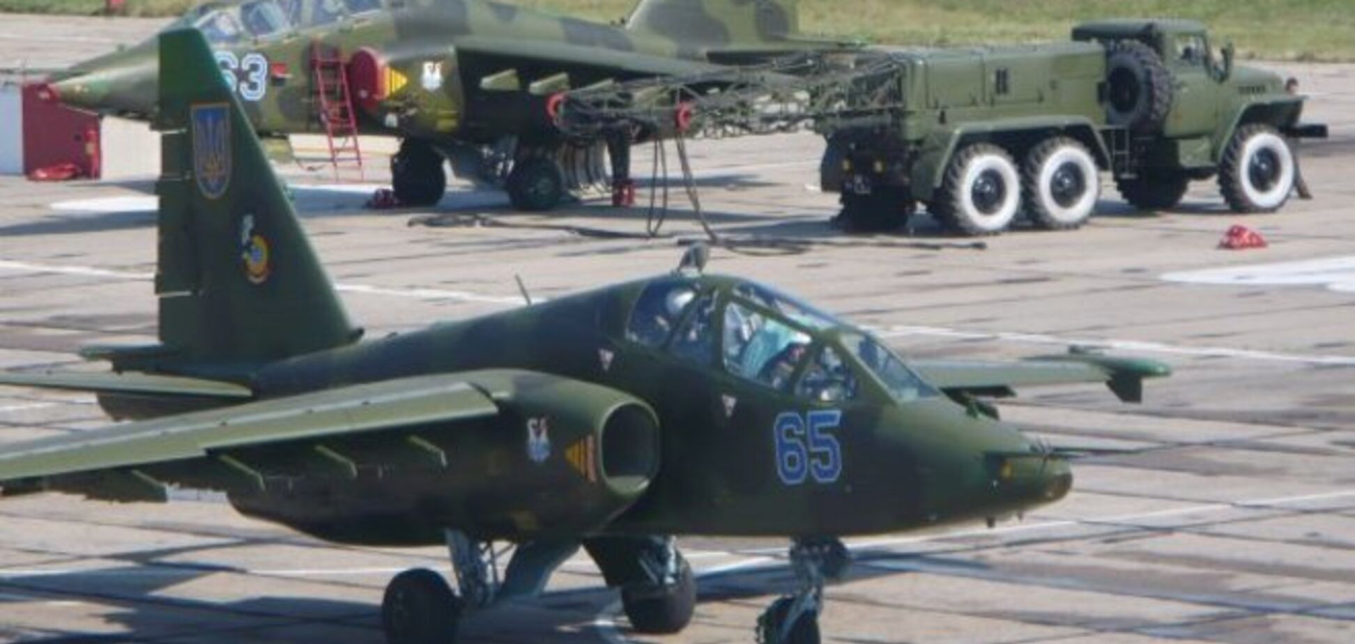 В Днепропетровске разбился Су-25