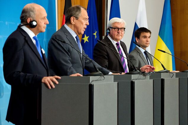 Главы МИД Украины, ФРГ, Франции и РФ согласовали декларацию о перемирии