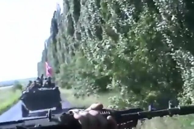 Российские боевики сняли на видео свой прорыв через границу в Украину