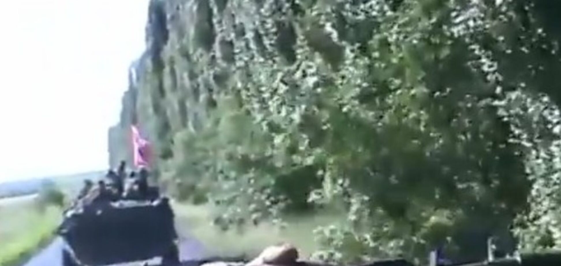 Российские боевики сняли на видео свой прорыв через границу в Украину