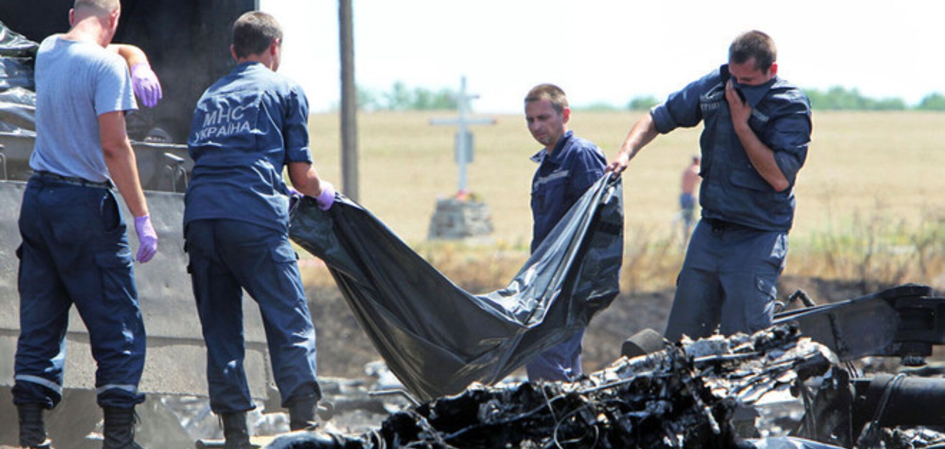 В Харьков прибыл поезд с телами погибших пассажиров Boeing
