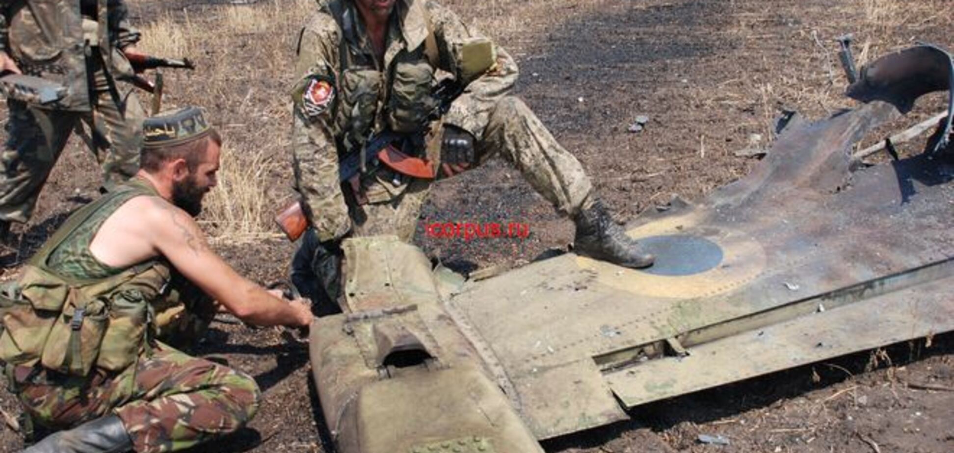 В интернете появились фото и видео сбитых СУ-25