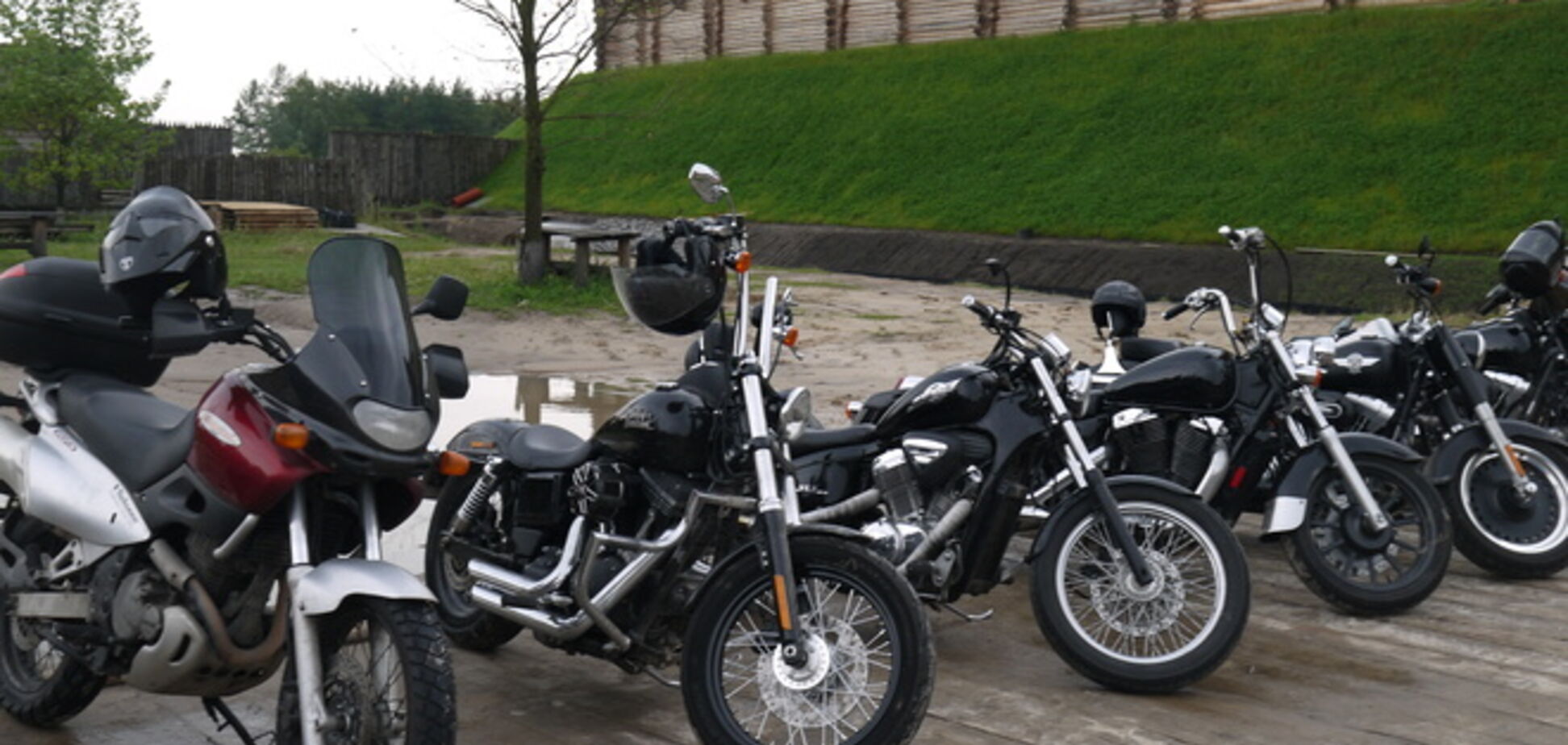 В Древнем Киеве прошел байкерский пикник