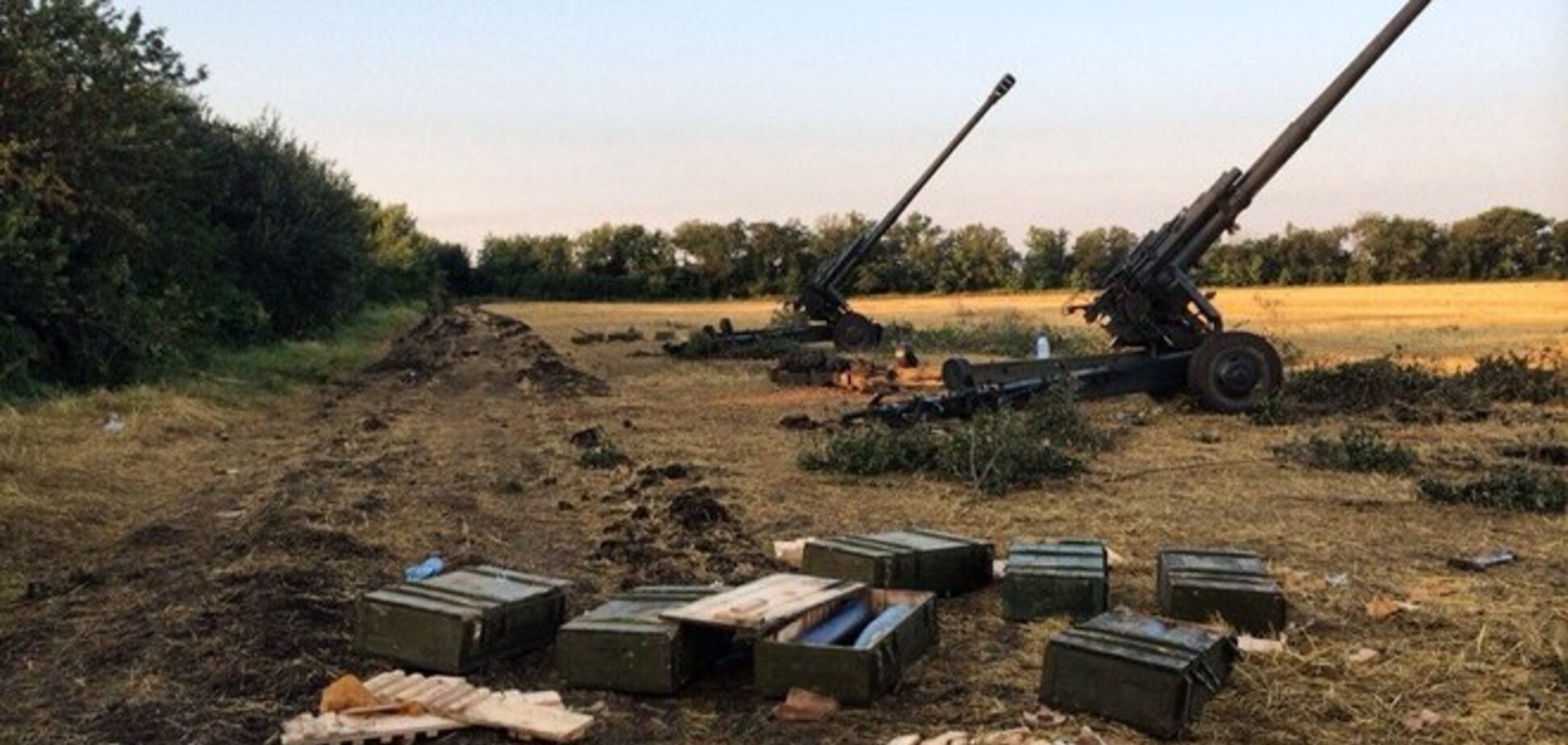Россияне разместили военную технику в детском лагере на границе с Украиной