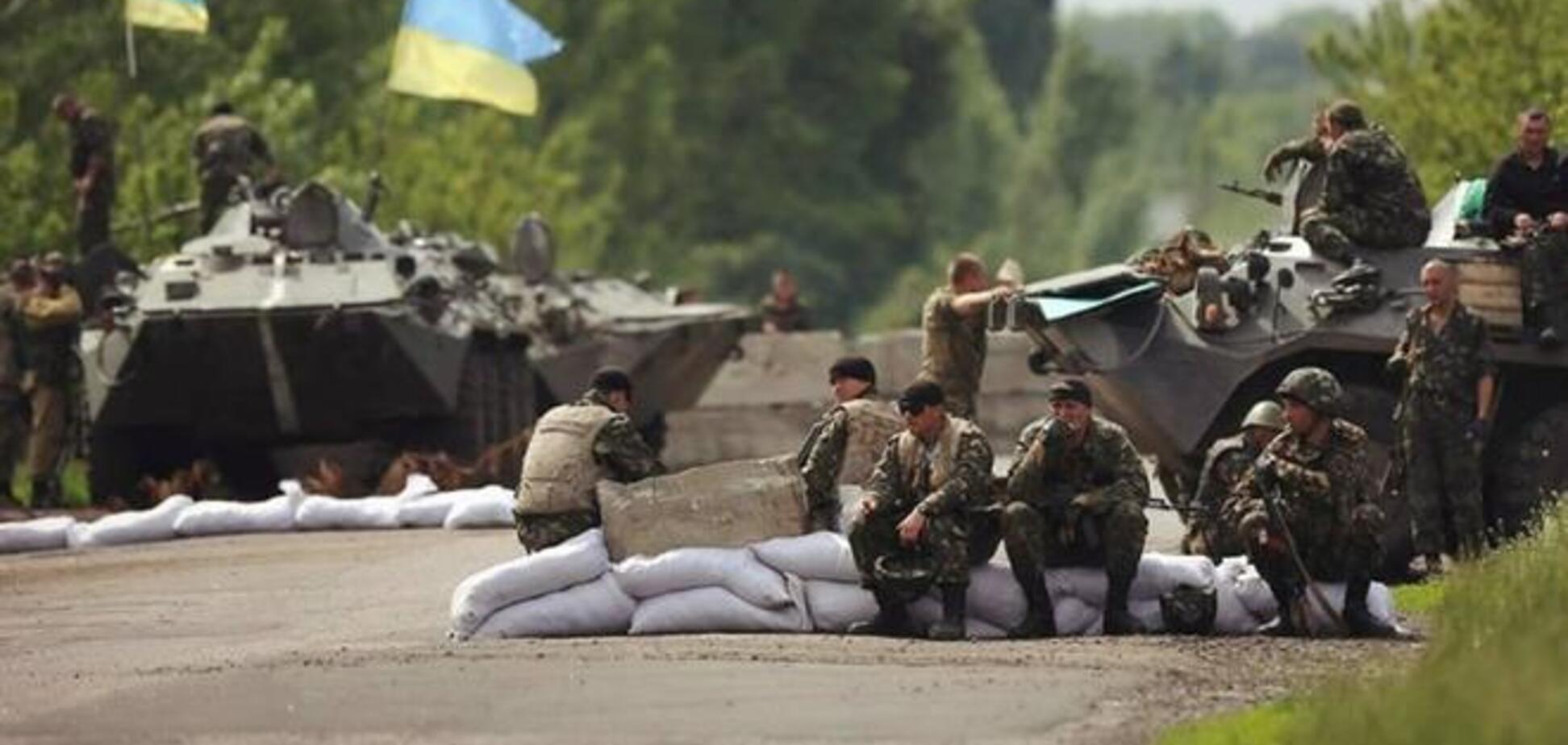 Гвардійці на Донеччині затримали автомобіль з п'ятьма сепаратистами