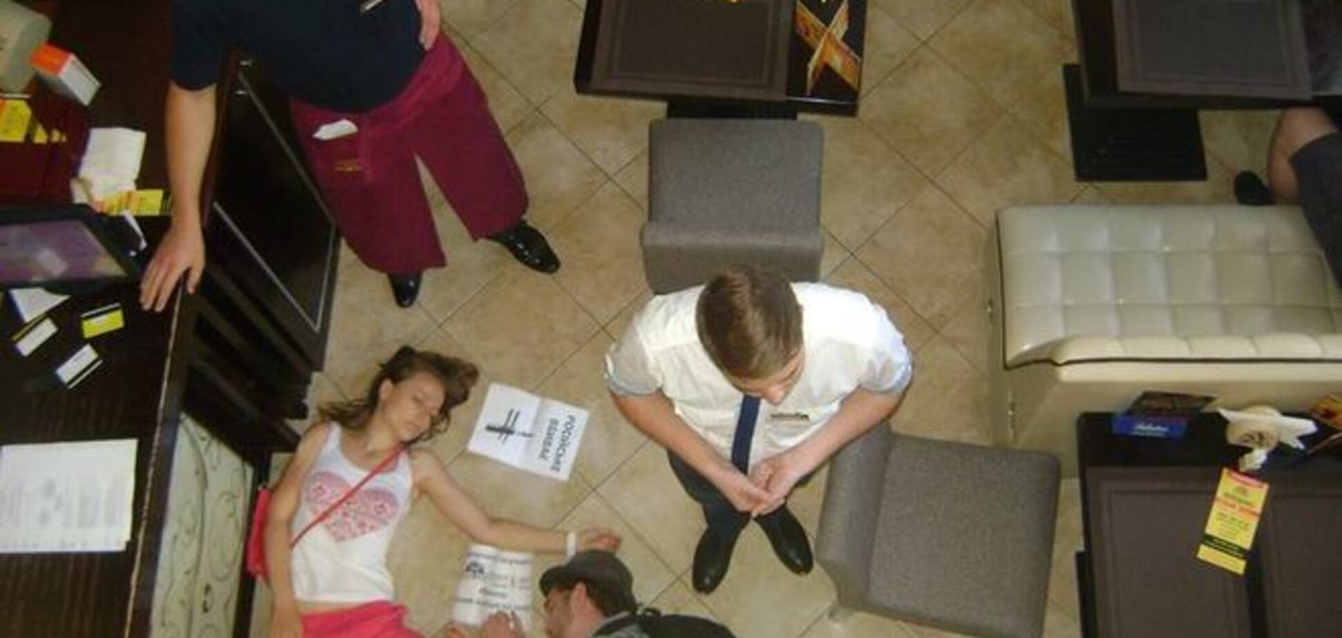 В Киеве прошли протесты против российских кафе