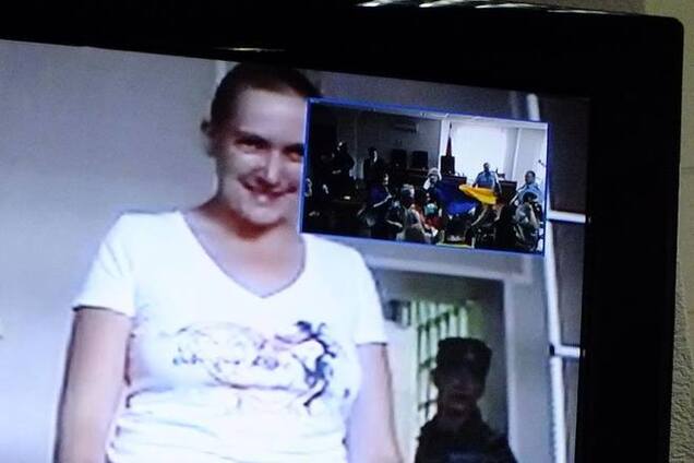 На суде по делу Савченко в Воронеже развернули флаг Украины