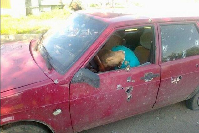 В Краматорске снаряд убил водителя прямо в автомобиле на заправке