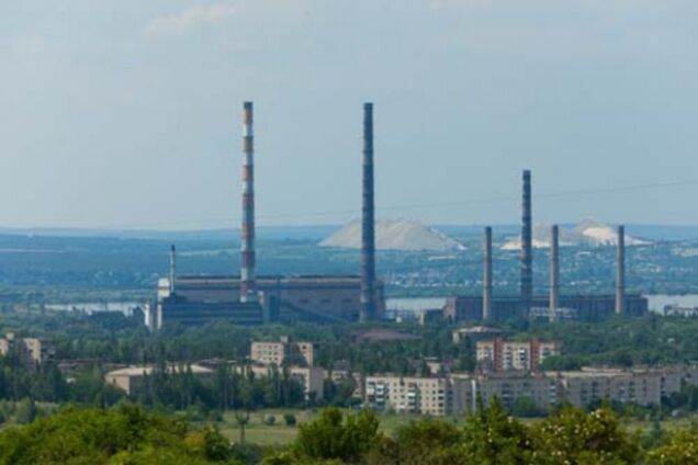 Под Славянском из-за боевых действий загорелась ТЭС