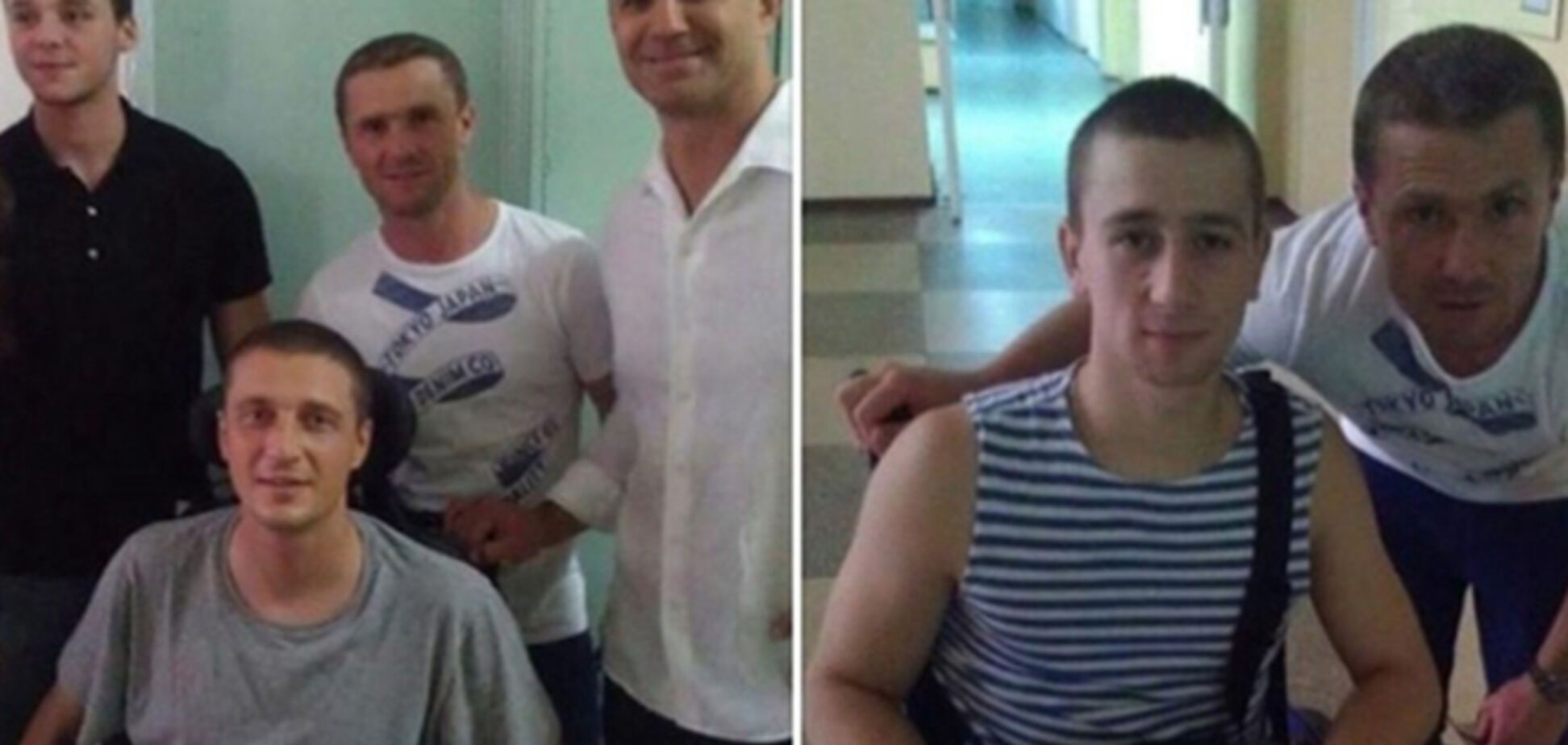 Тренер 'Динамо' проведал раненых бойцов украинской армии