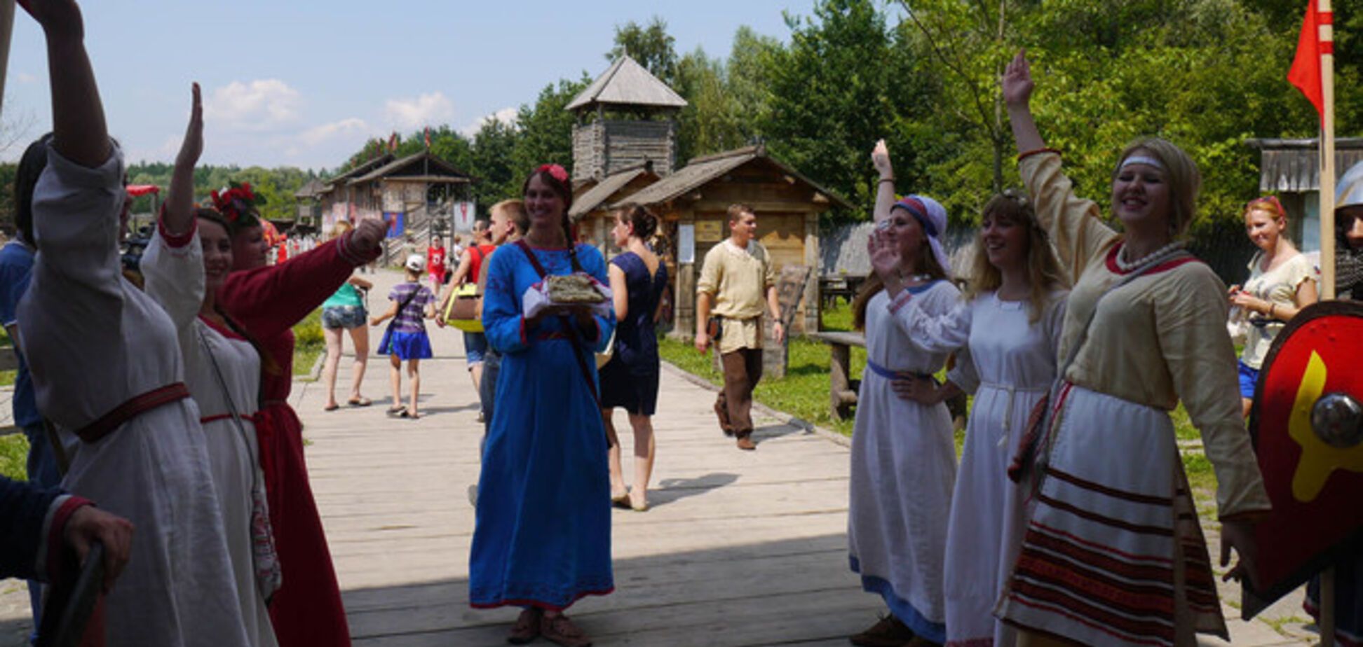 В Древнем Киеве отпраздновали Крещение Руси