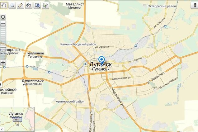 Центр Луганска остался за боевиками из 'ЛНР'