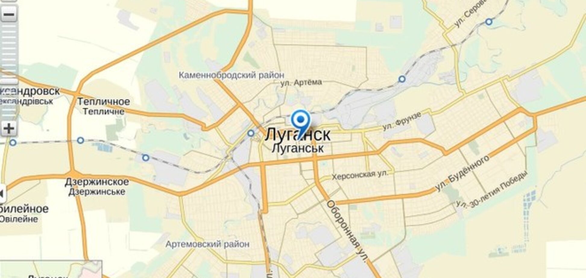 Центр Луганска остался за боевиками из 'ЛНР'