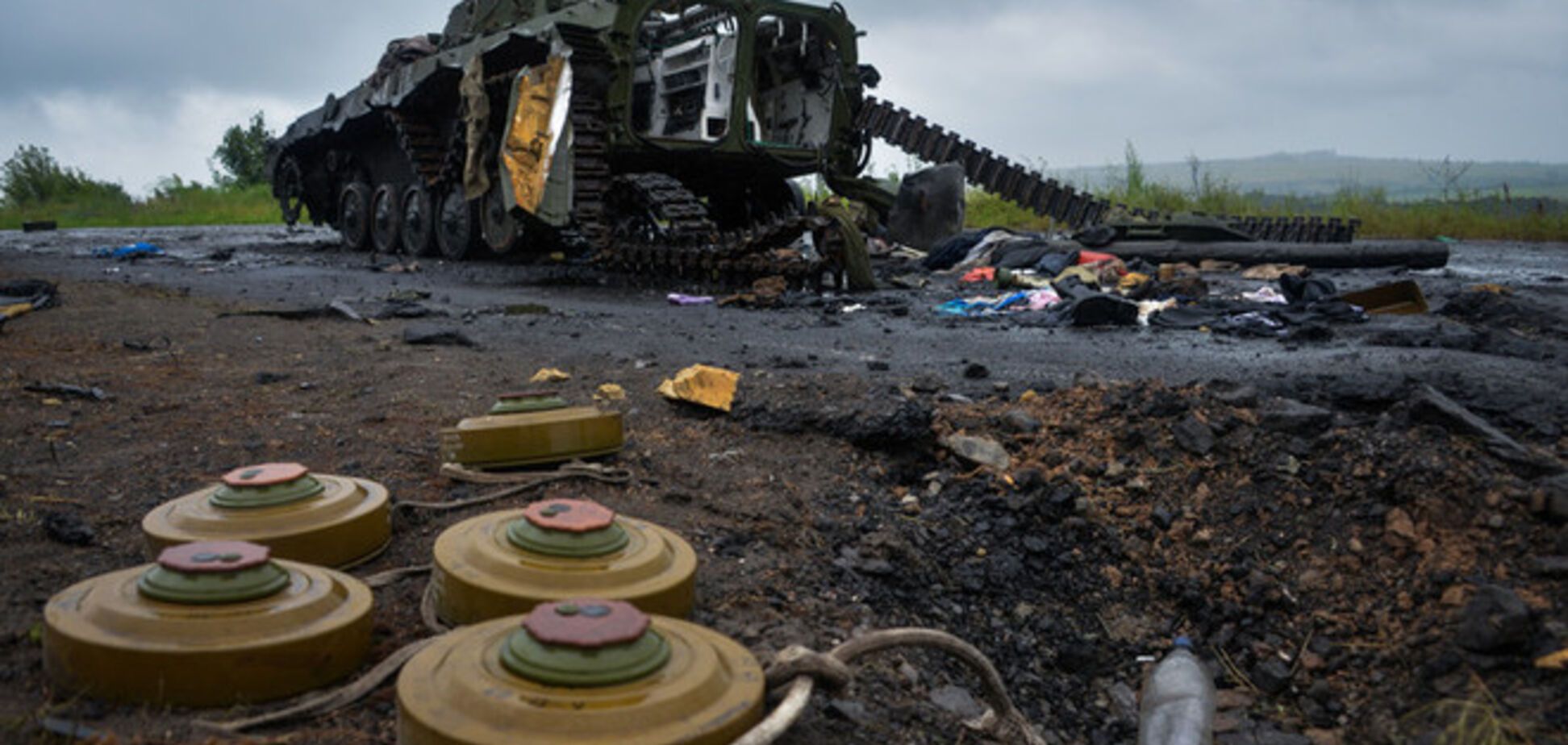 Жителей Донбасса предупредили о большом количестве мин