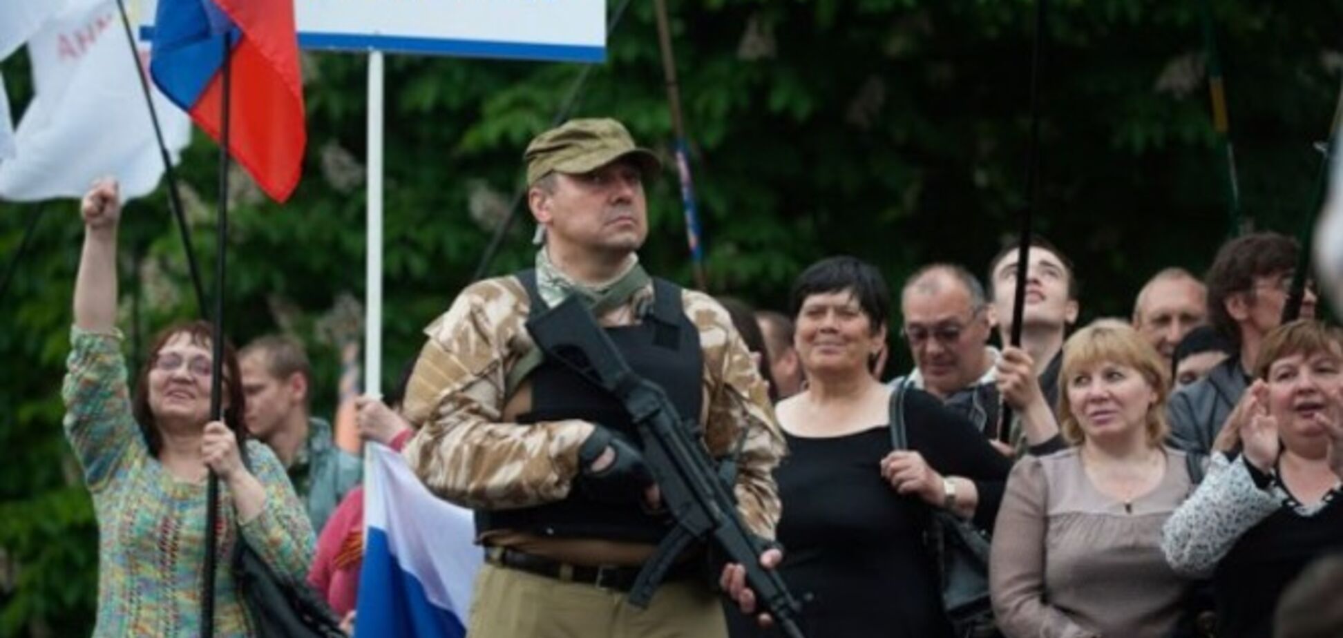 Жена террориста 'ЛНР' рассказала очередную байку о зверствах 'бандеровцев'