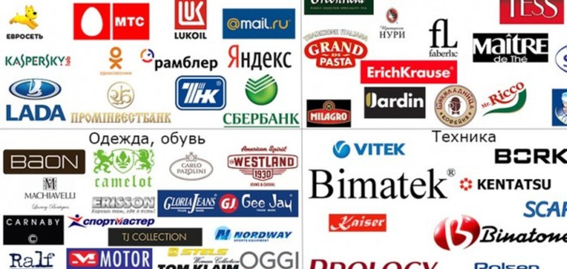 В Киеве предложили ввести свою спецмаркировку российских товаров