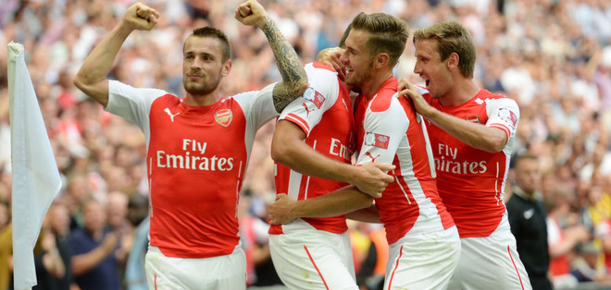 'Арсенал' разгромил 'Манчестер Сити' в матче за Суперкубок Англии