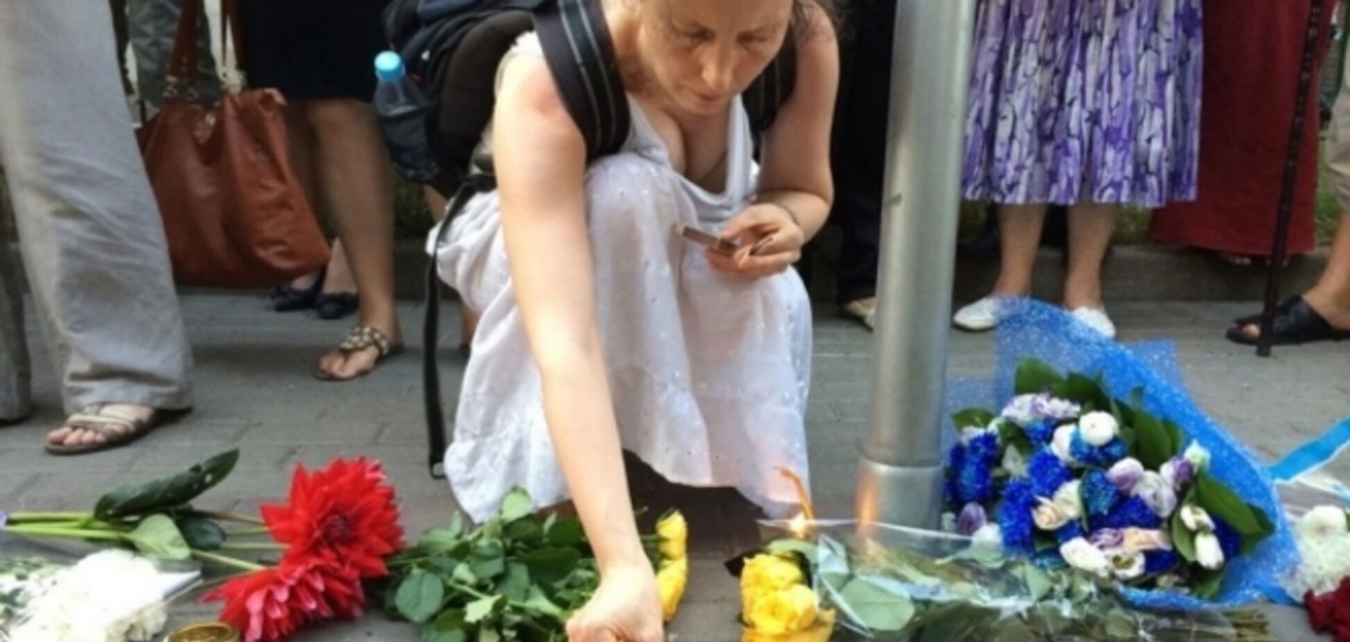В сети появилось видео жесткого разгона московского 'Вечера скорби' по погибшим в Украине