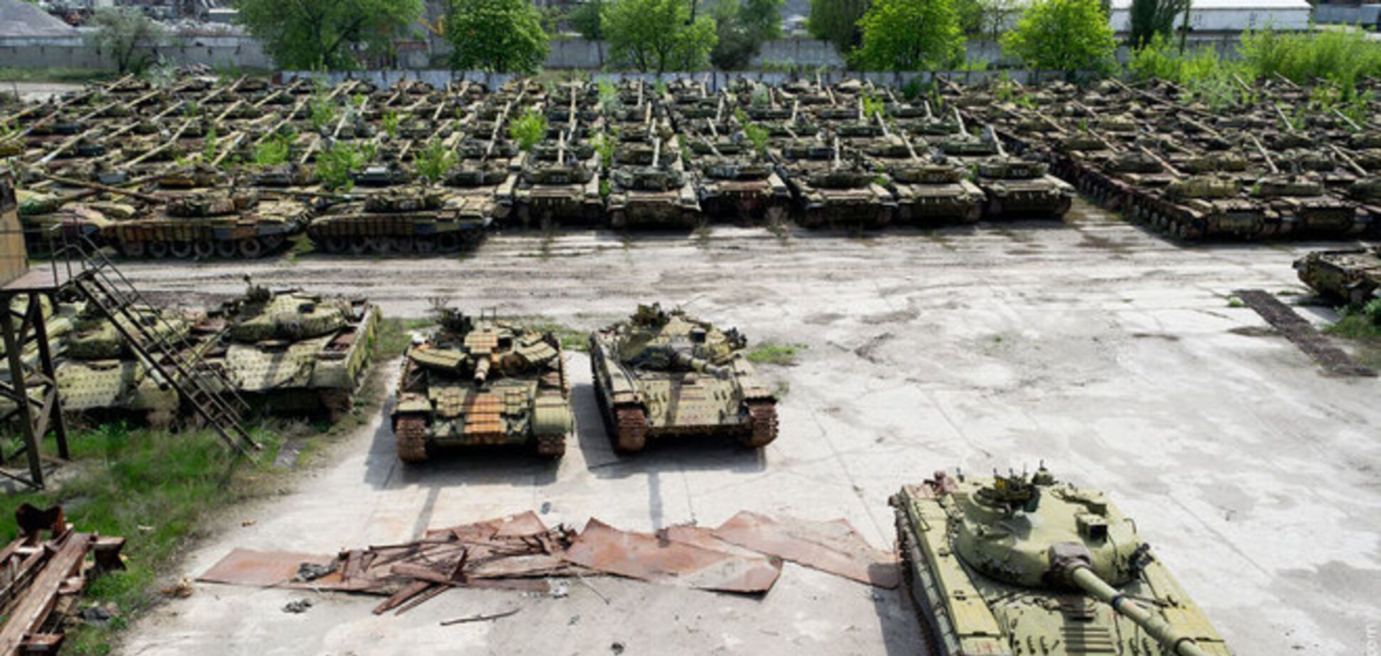З Київського бронетанкового заводу вкрали танк