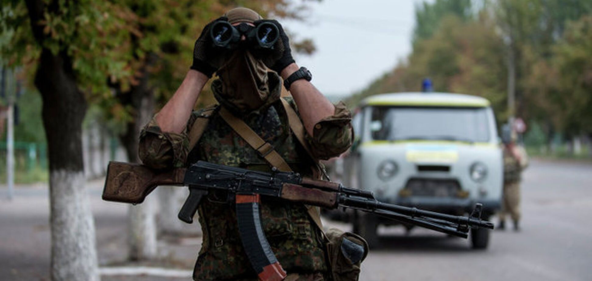 Линия фронта сил АТО переместилась в пригород Донецка