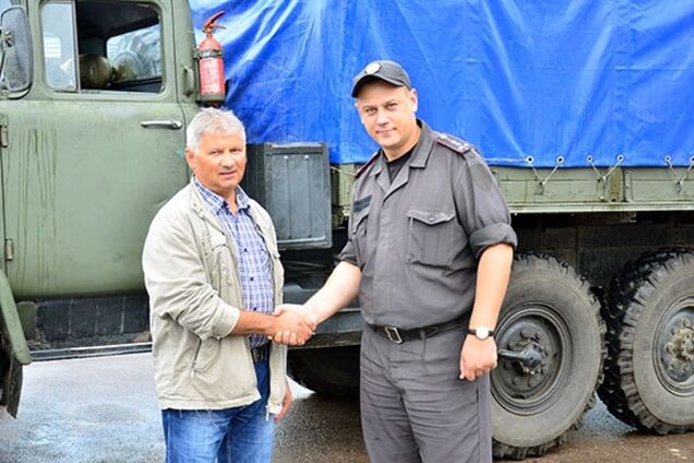 Российская семья помогла деньгами Нацгвардии Украины