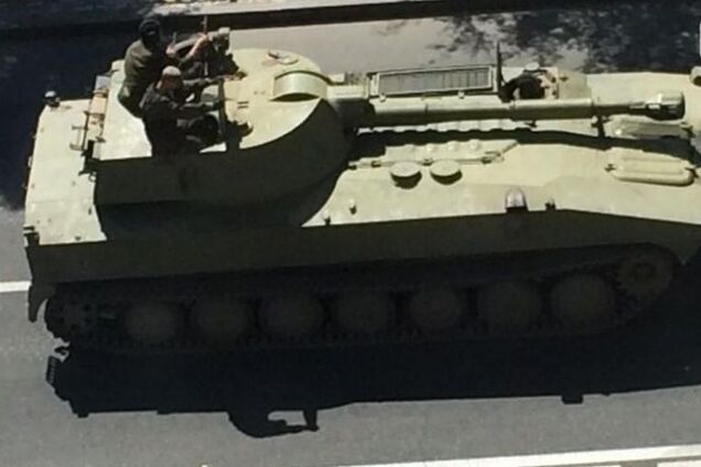 В Донецке очевидцы сообщили о наличии у боевиков новых артиллерийских установок