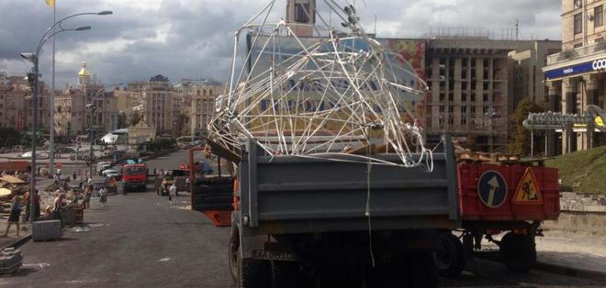 На Майдане неизвестные избили журналистов Spilno.TV