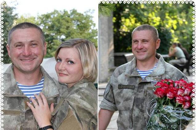 В зоне АТО сыграли военно-полевую свадьбу