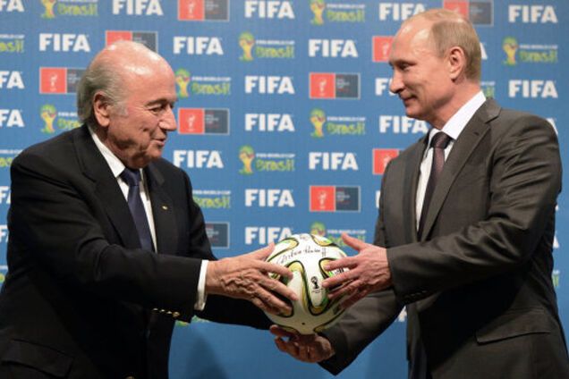 Президент ФИФА посетил Россию