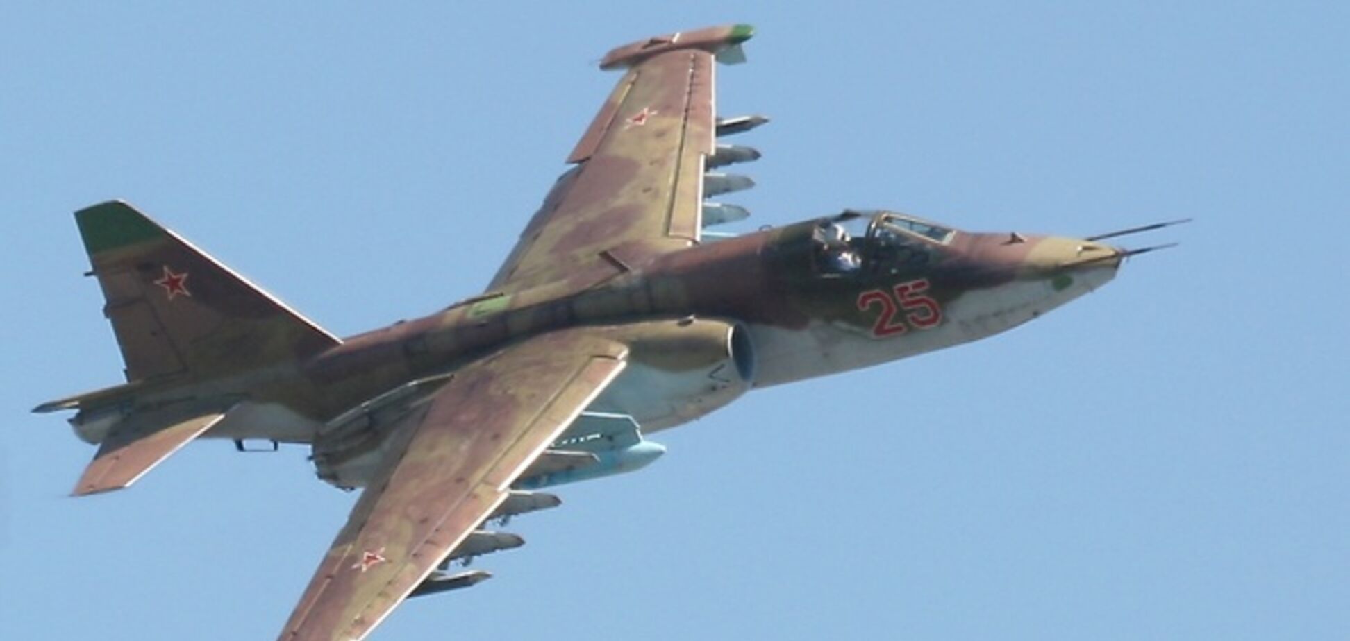 Луганские террористы сбили украинский штурмовик Су-25