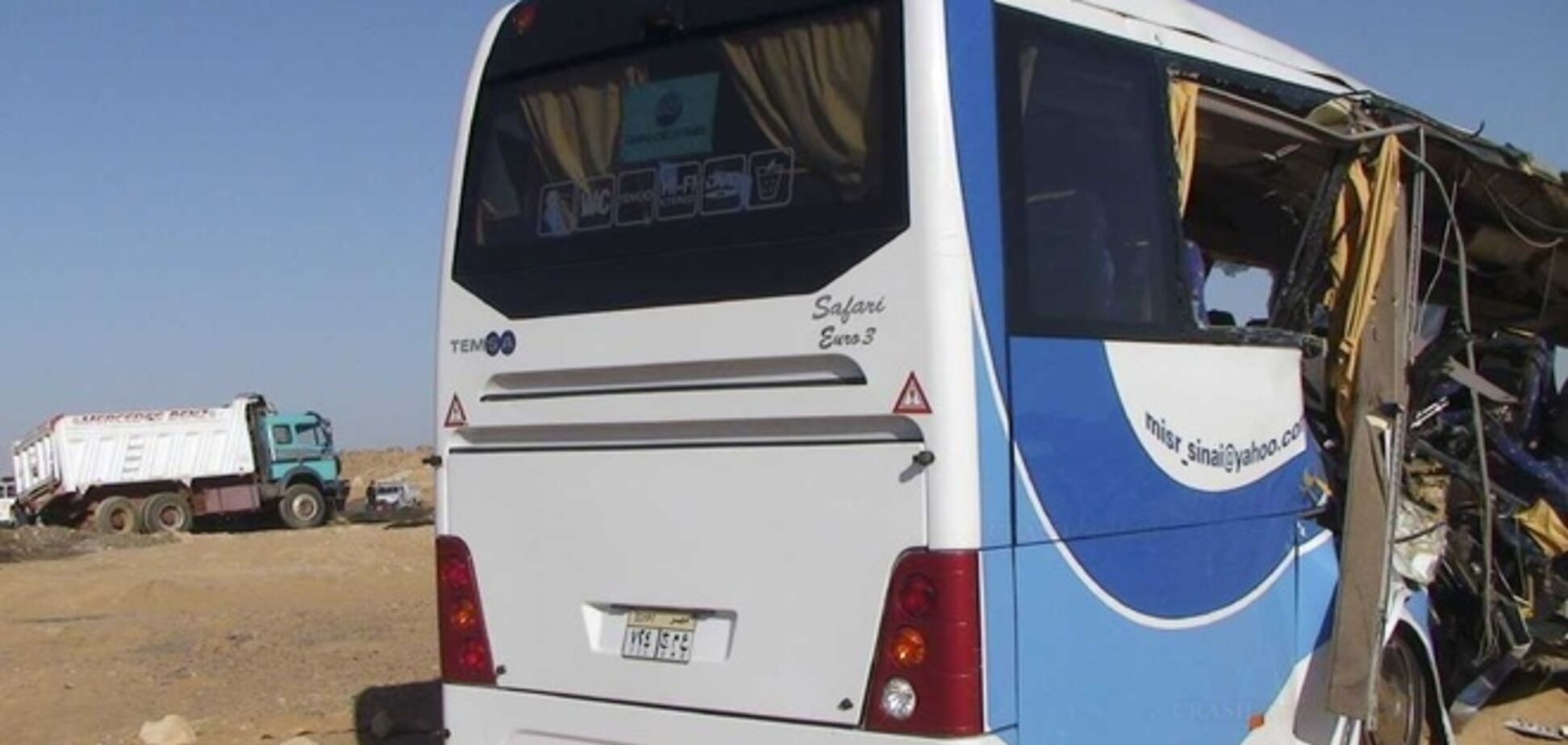 Столкновение туристических автобусов в Египте: пострадала украинка