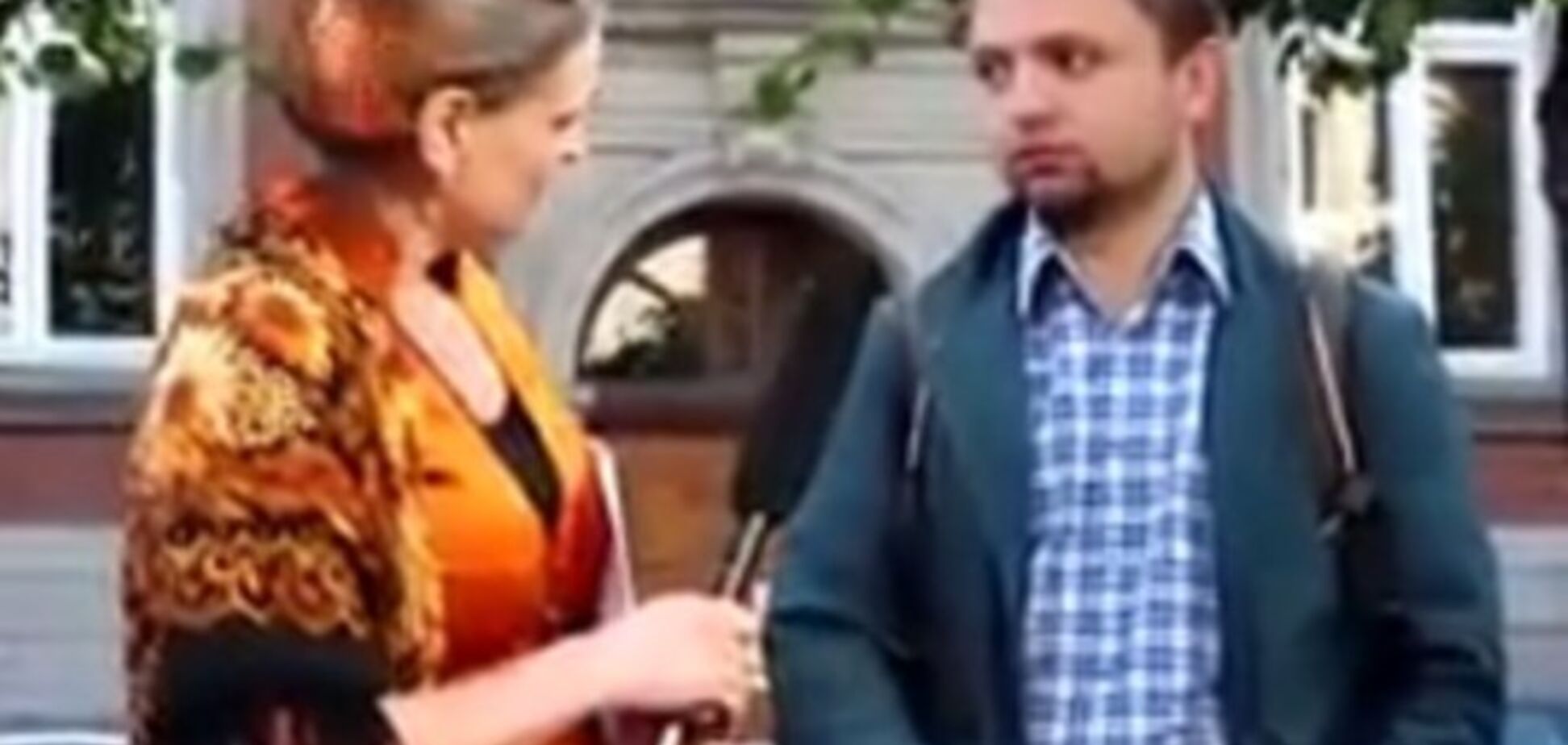 В Данії емігрант з України зіпсував інтерв'ю журналістці з георгіївською стрічкою у волоссі
