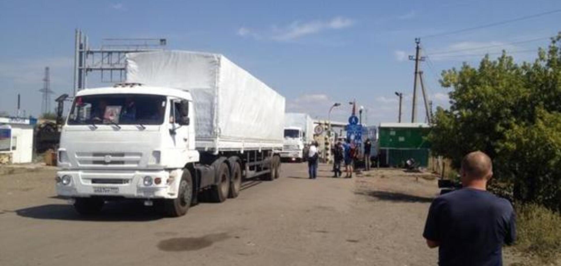 Российский гумконвой едет в Луганск под сопровождением террористов