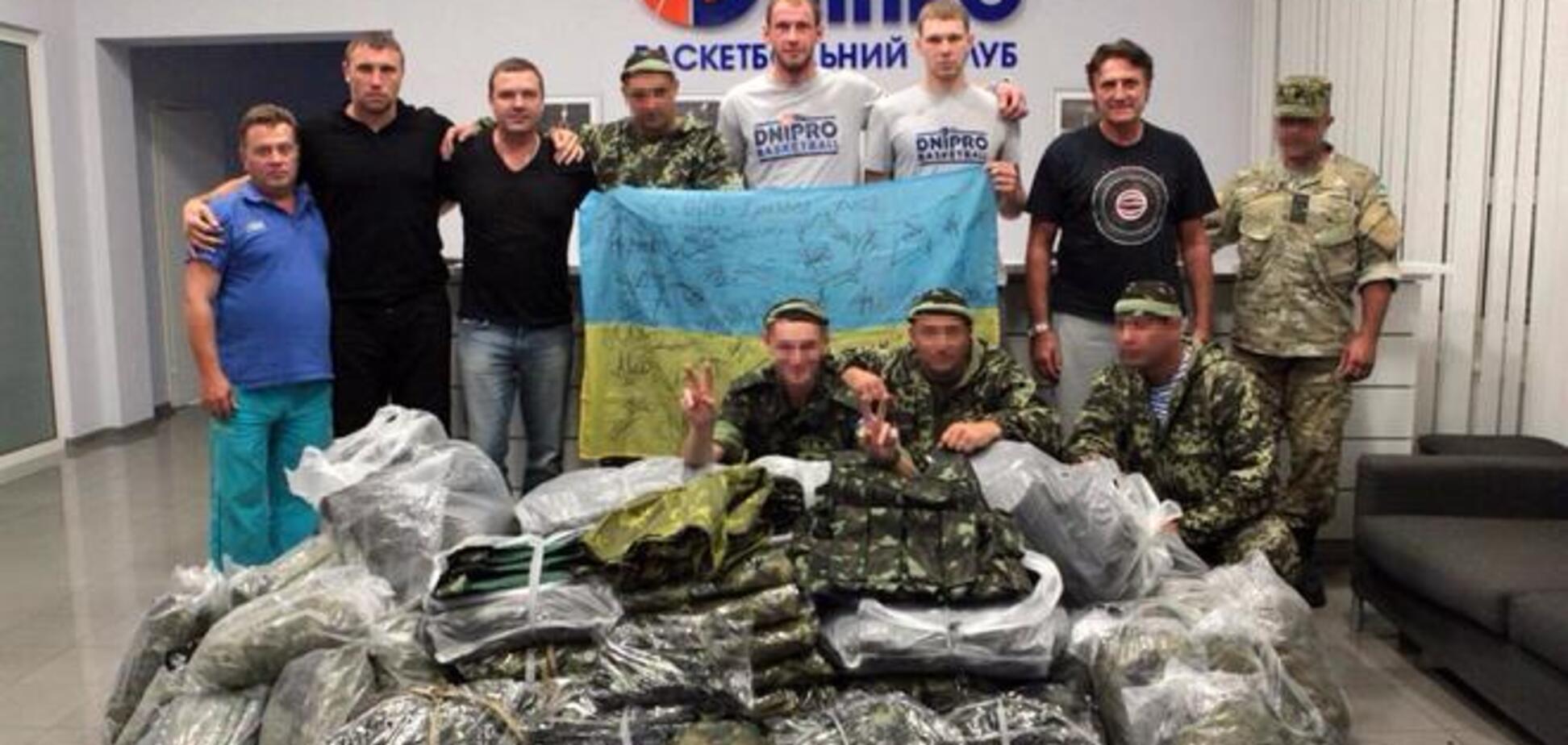 'Днепр' закупил снаряжение 74-му разведбатальону