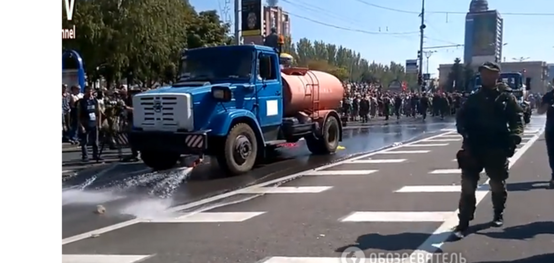 В постановке 'марша ненависти' в Донецке участвовали зэки