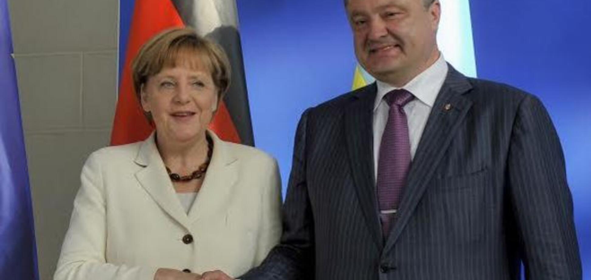 Что за 500 млн. пообещала Порошенко Меркель