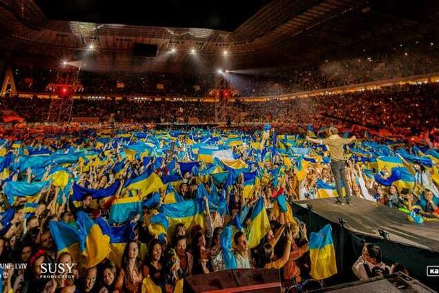 'Океан Эльзы' во Львове на День Независимости. Фоторепортаж