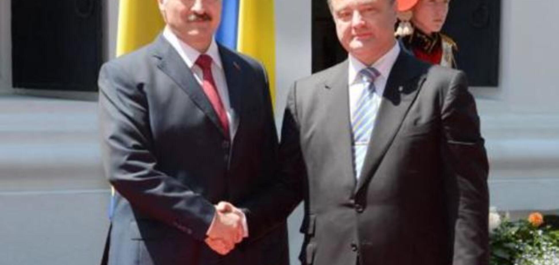Порошенко проводит встречу с Лукашенко 'с глазу на глаз'
