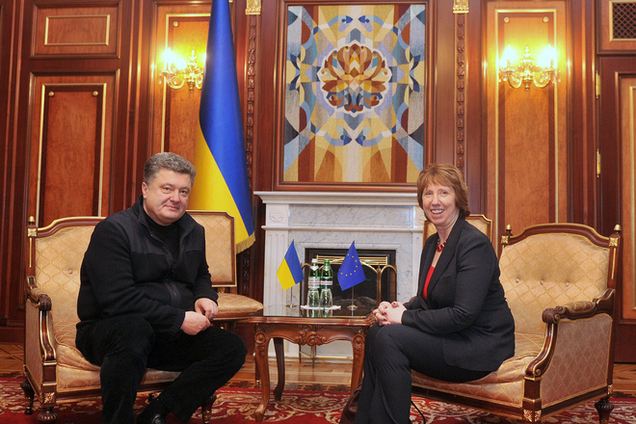 В Минске началась встреча Порошенко с Эштон