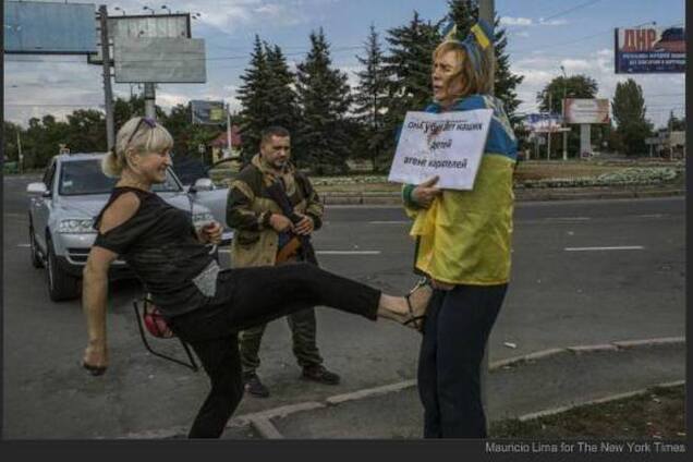 Геращенко пообещал наказать негодяев, издевавшихся над патриоткой в Донецке