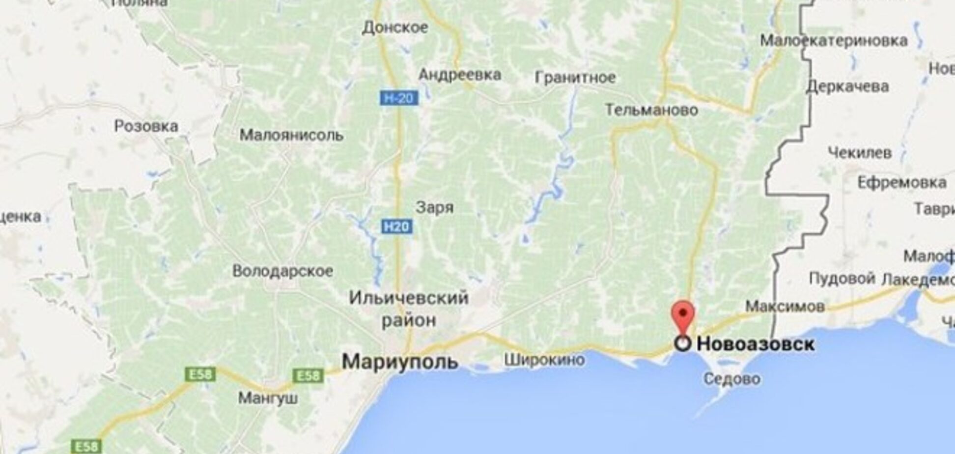 Из захваченного Новоазовска решили эвакуировать 10 тыс. переселенцев