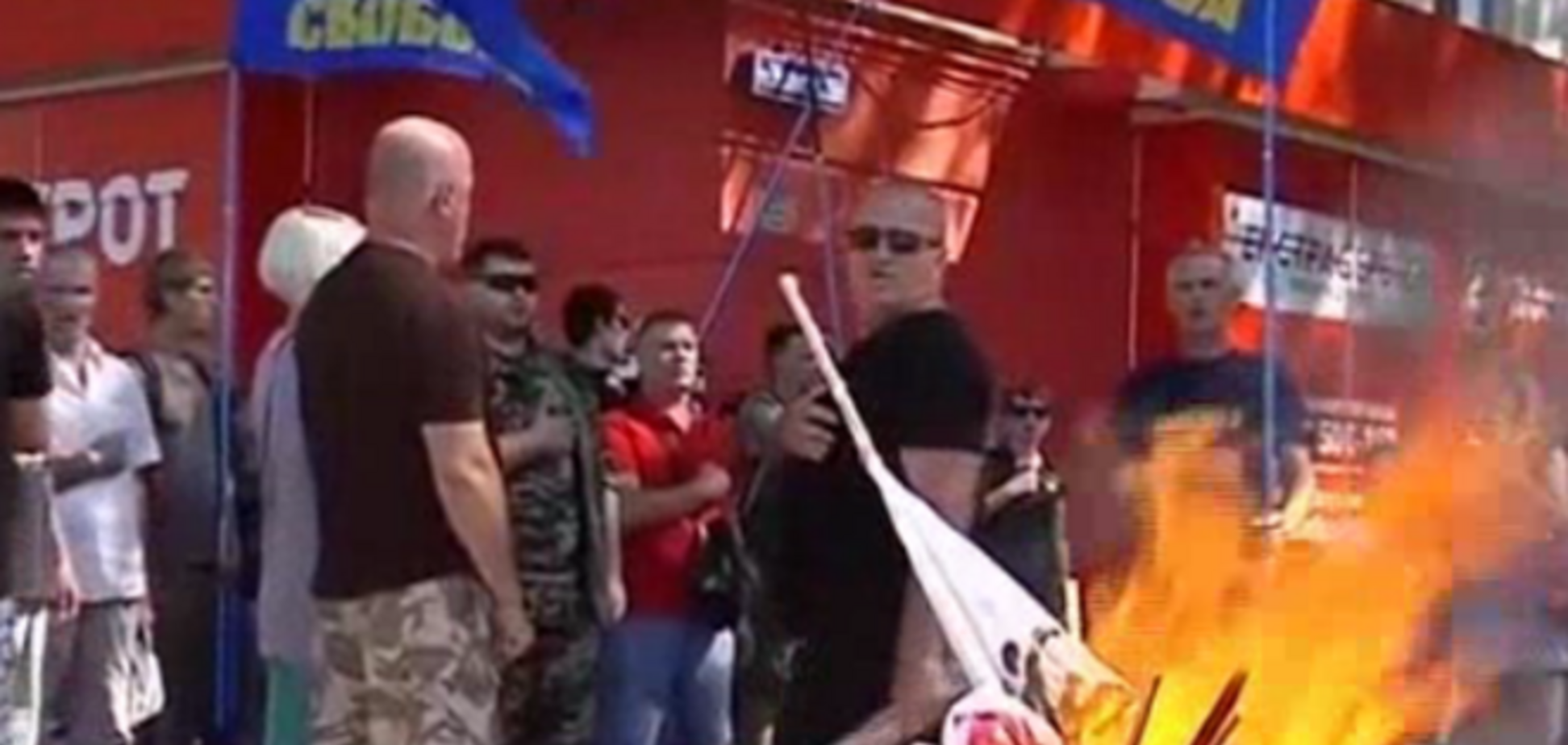 Жители Херсона побили и прогнали заезжих сторонников 'русского мира'