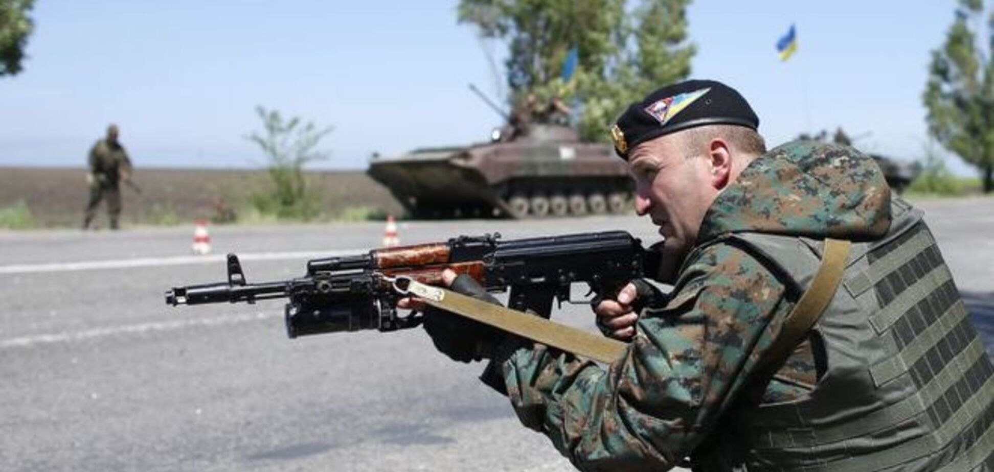 Силы АТО начали активные действия в районе Донецка