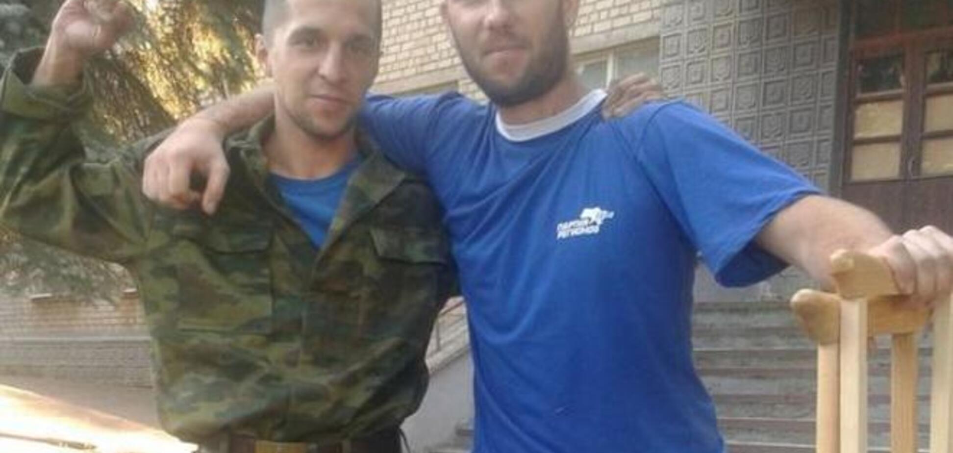 Поранений російський терорист засвітився у футболці Партії регіонів