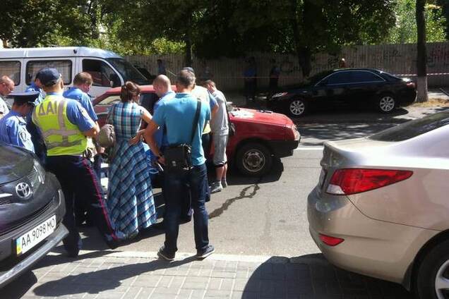 В центре Киева в районе метро 'Арсенальная' произошла перестрелка