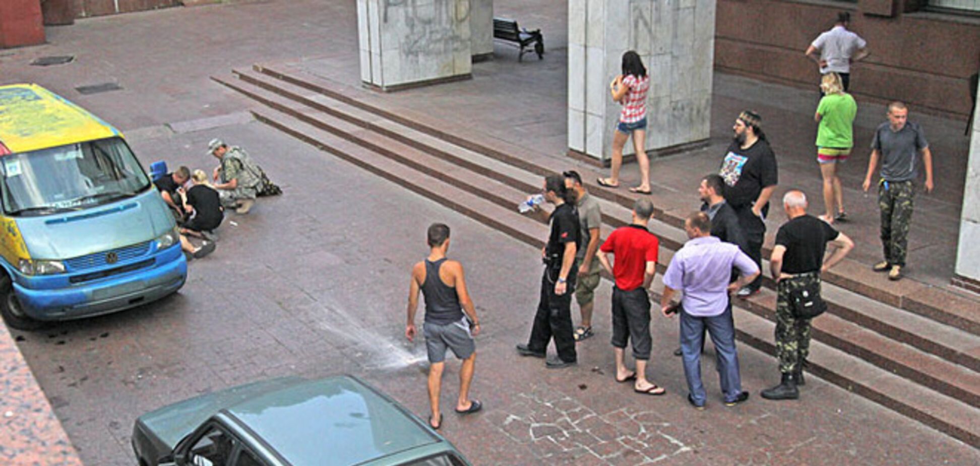 Виновника взрыва возле Украинского дома задержали