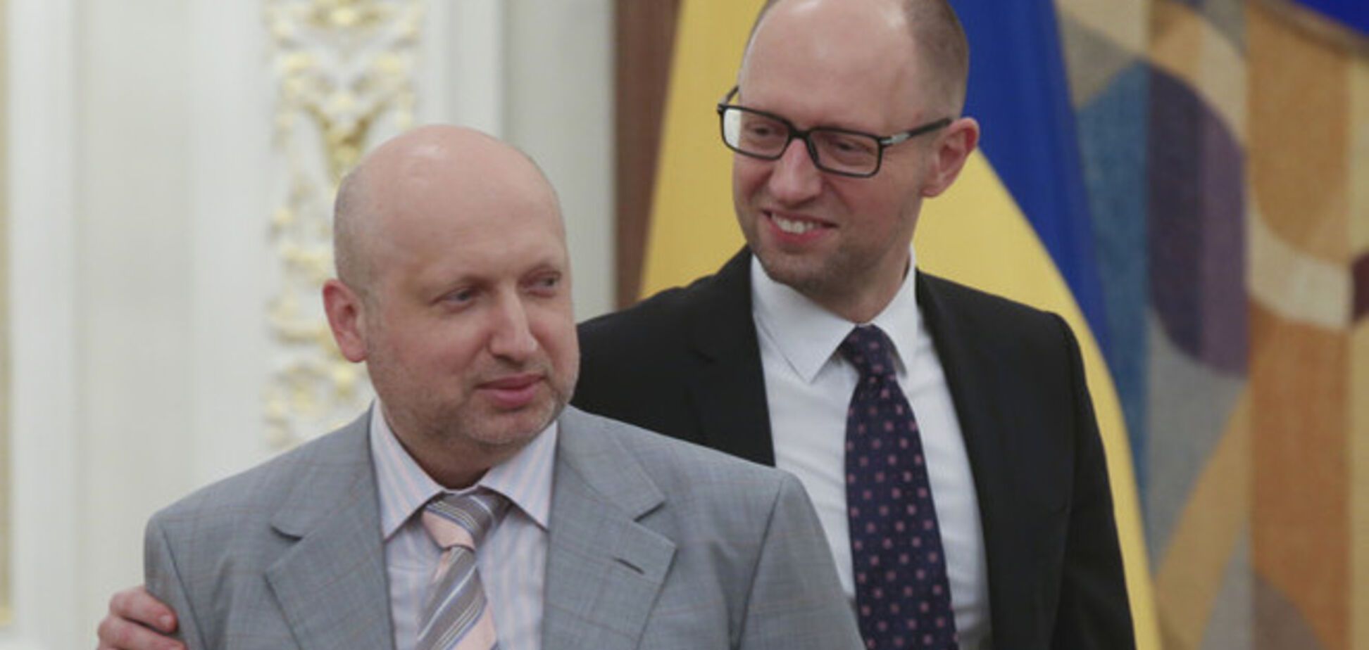 Яценюк і Турчинов стали лідерами партії 'Народний фронт'