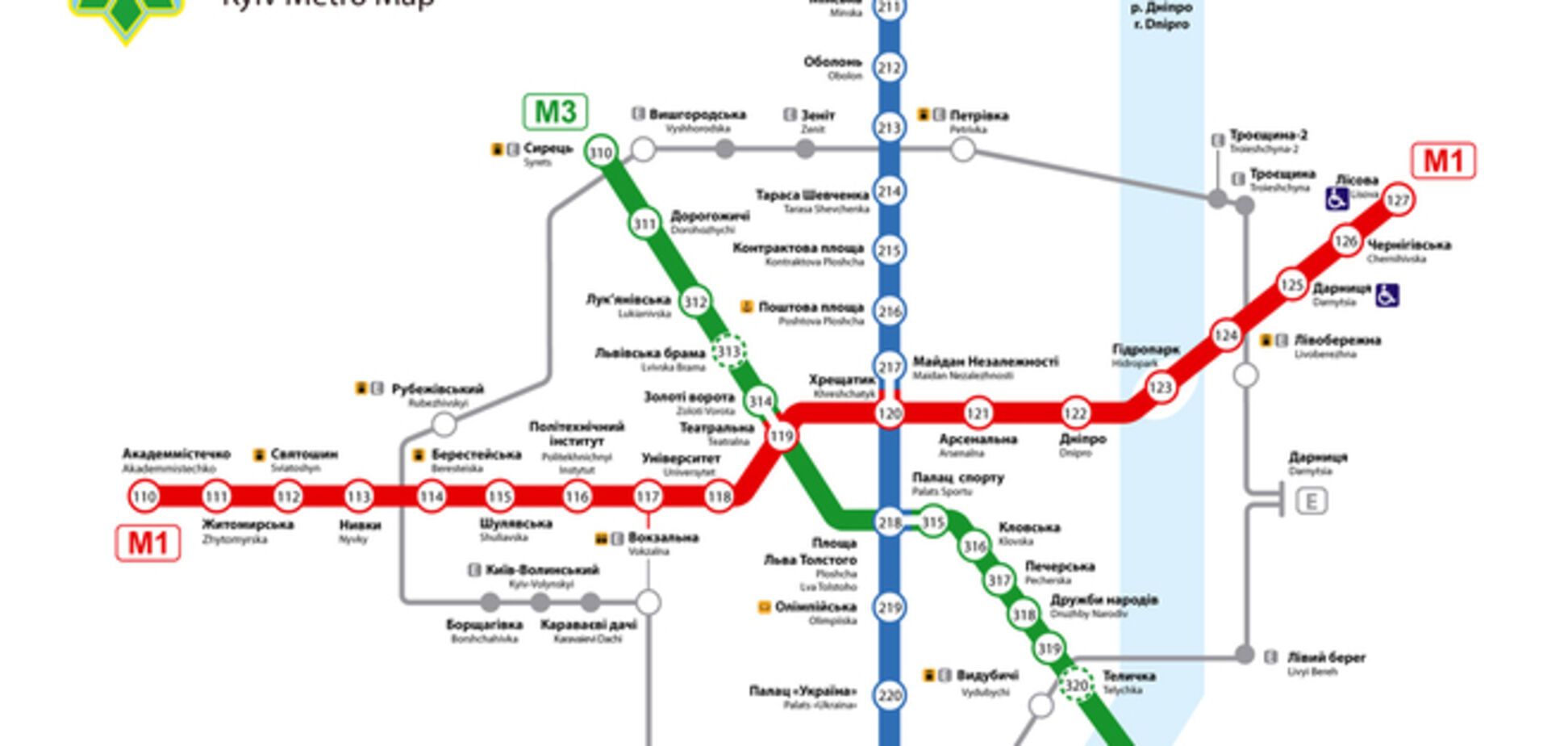 Киевское метро может укрыть от бомбежки 200 тысяч человек